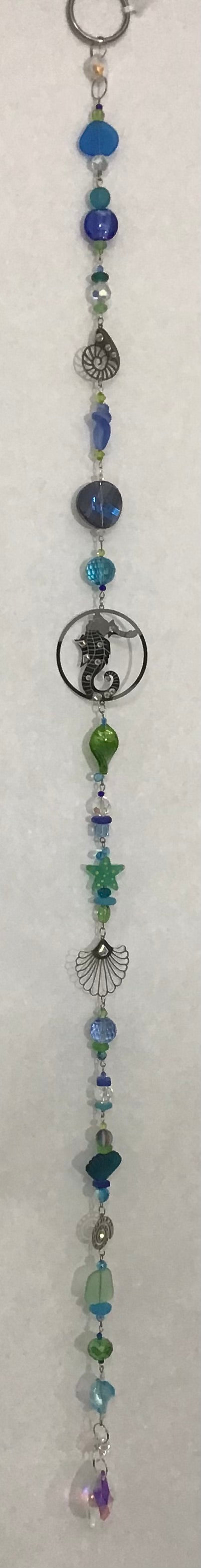 Sea Theme Single Strand Four Charm Suncatcher